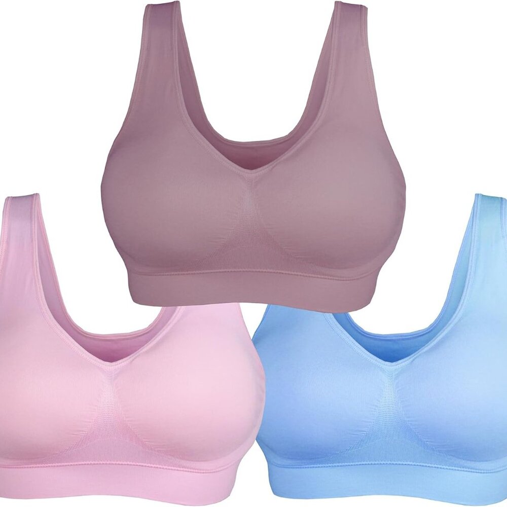 Women's Sports Bra Wireless Post-Surgery Bra Active Yoga Sports Bras
